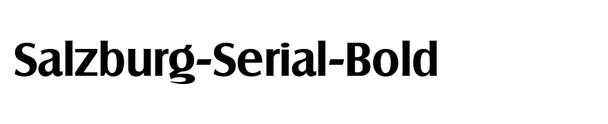 Salzburg-Serial-Bold