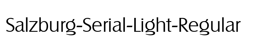 Salzburg-Serial-Light-Regular