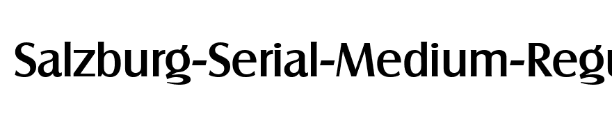 Salzburg-Serial-Medium-Regular