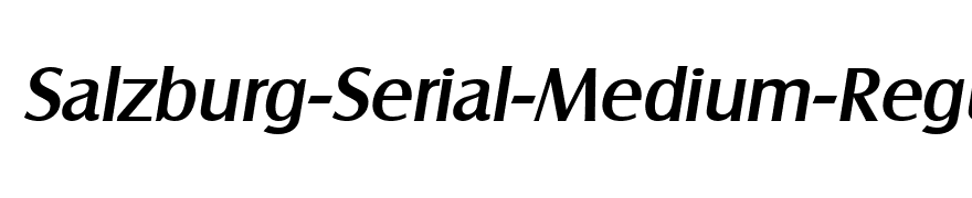 Salzburg-Serial-Medium-RegularItalic