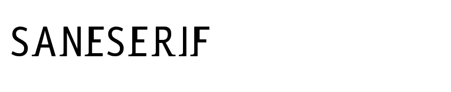 saneserif