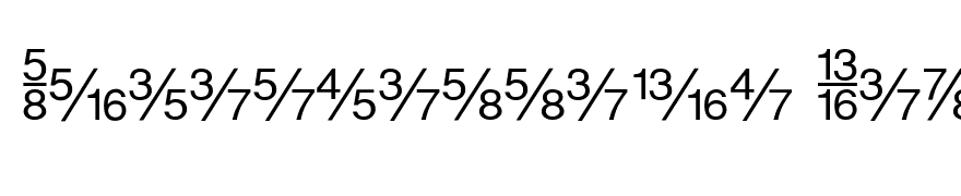 Sans Fractions Plain