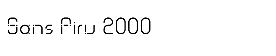 Sans Piru 2000