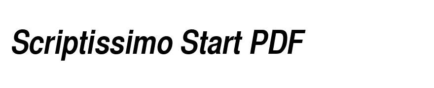 SansCond Bold Italic