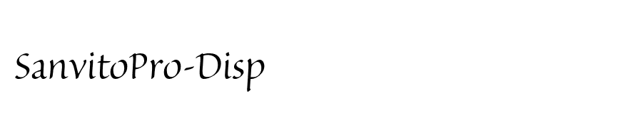 SanvitoPro-Disp
