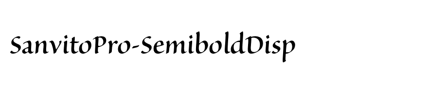 SanvitoPro-SemiboldDisp