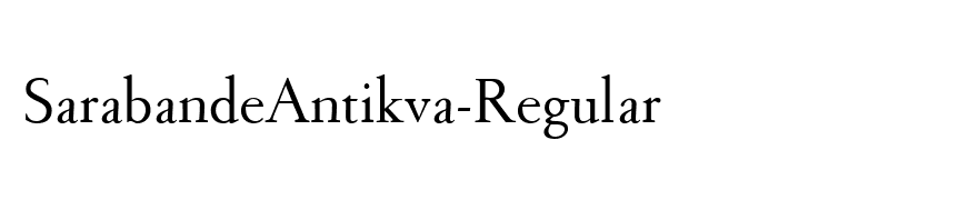 SarabandeAntikva-Regular