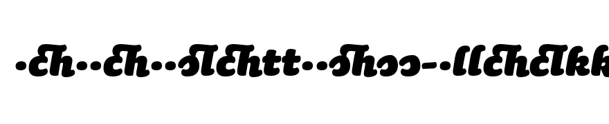 SaunaLigatures-BlackItalicSwash