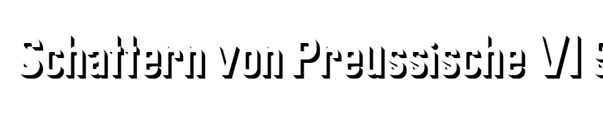 Schattern von Preussische VI 9