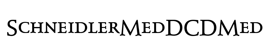 SchneidlerMedDCDMed