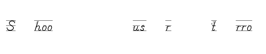 SchoolManuscriptArrowsDemo