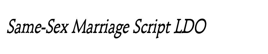 Schroeder Condensed Bold Italic
