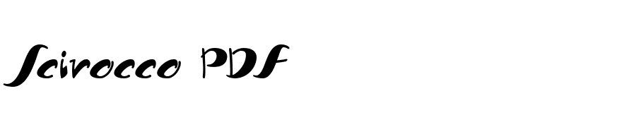Scirocco PDF