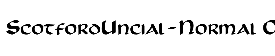 ScotfordUncial-Normal OTF