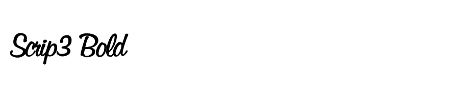 Script3 Bold