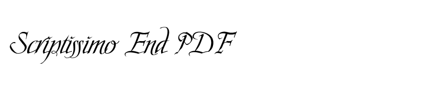 Scriptissimo End PDF