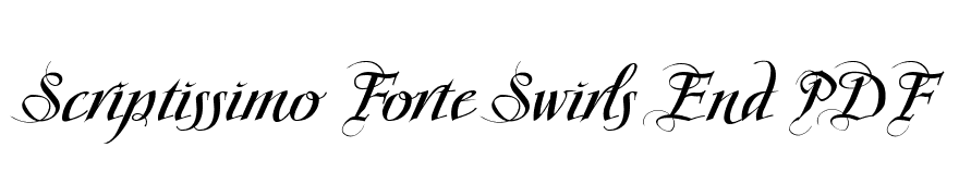 Scriptissimo Forte Swirls End PDF