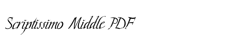Scriptissimo Middle PDF