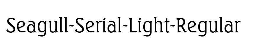 Seagull-Serial-Light-Regular
