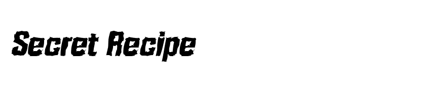 SeanBeckerRandom-ExtraBold-Italic