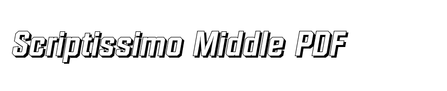 SeanBeckerShadow-BoldItalic