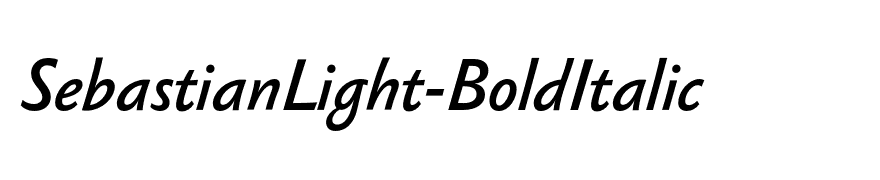SebastianLight-BoldItalic