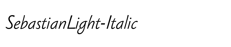 SebastianLight-Italic