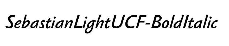 SebastianLightUCF-BoldItalic