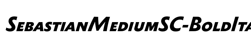 SebastianMediumSC-BoldItalic