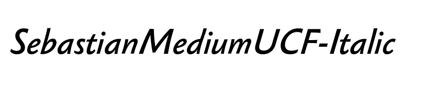 SebastianMediumUCF-Italic