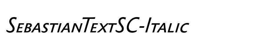 SebastianTextSC-Italic