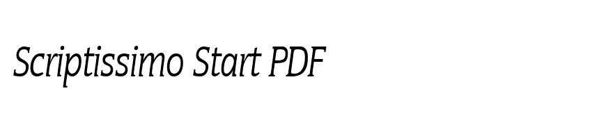 SenateCondensed Italic