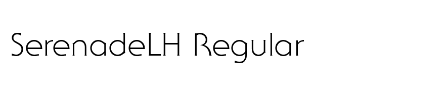 SerenadeLH Regular