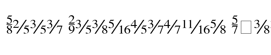 Seri Fractions Plain
