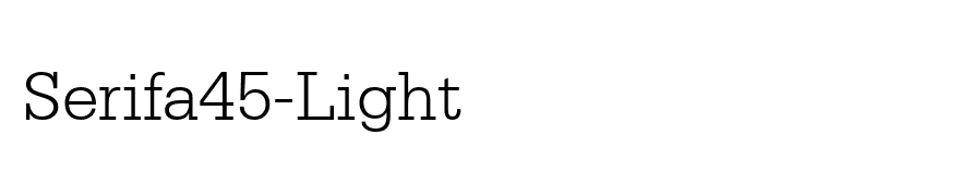 Serifa45-Light