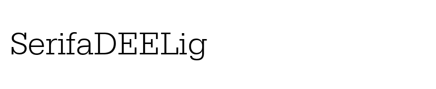 SerifaDEELig