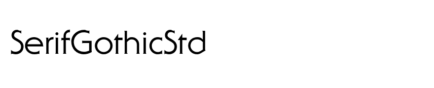 SerifGothicStd