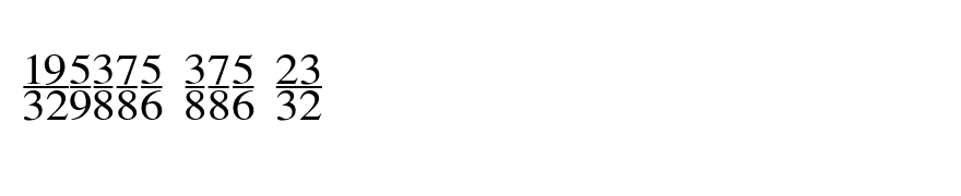 SeriFractionsVertical Plain