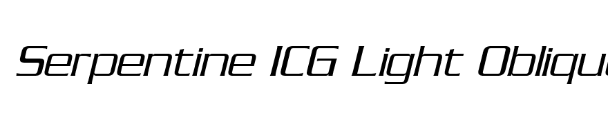 Serpentine ICG Light Oblique