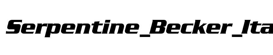 Serpentine_Becker_Italic