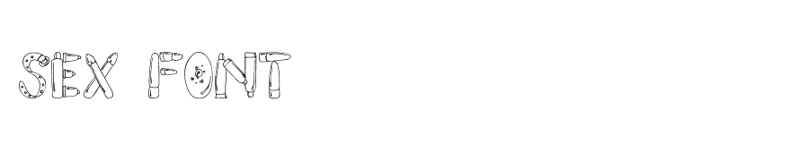 SEX FONT
