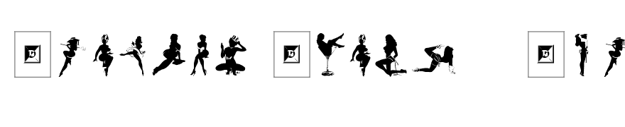 Sexy Silouette Stencils