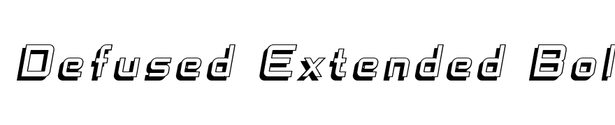 SF Fedora Titles Shadow Italic