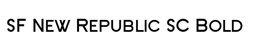 SF New Republic SC Bold