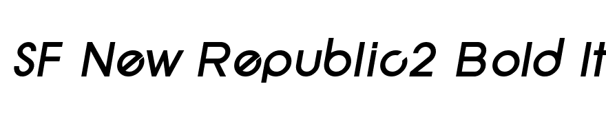 SF New Republic2 Bold Italic