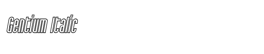 SF Port McKenzie Outline Italic