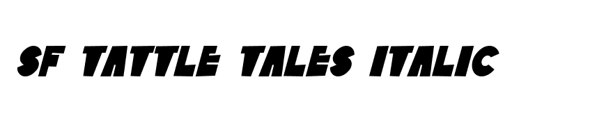 SF Tattle Tales Italic