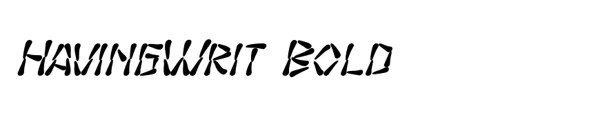 SF Wasabi Bold Italic