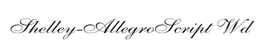 Shelley-AllegroScript Wd