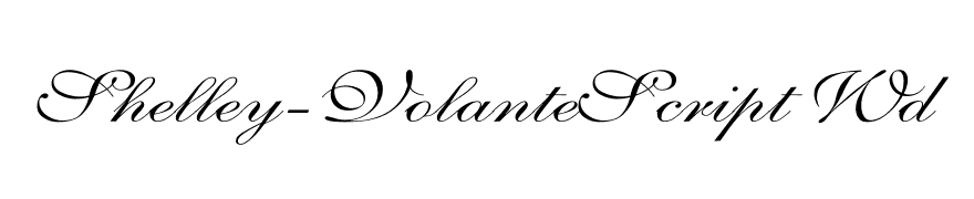 Shelley-VolanteScript Wd